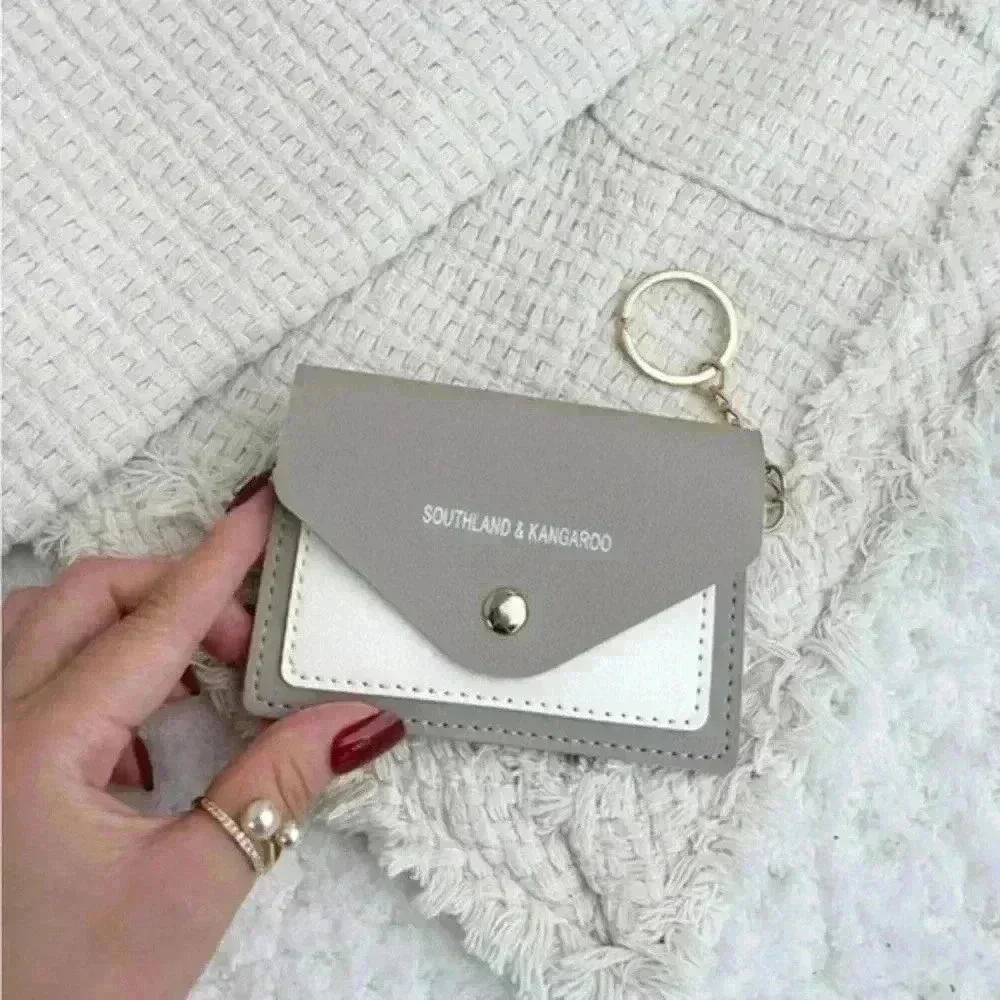 ⚠️Clearance🌟Two Tone Grey Card Holder - Picture 1 of 4